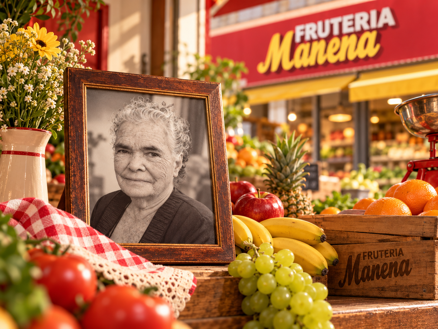 Retrato familiar ligado a la historia de Frutería Manena